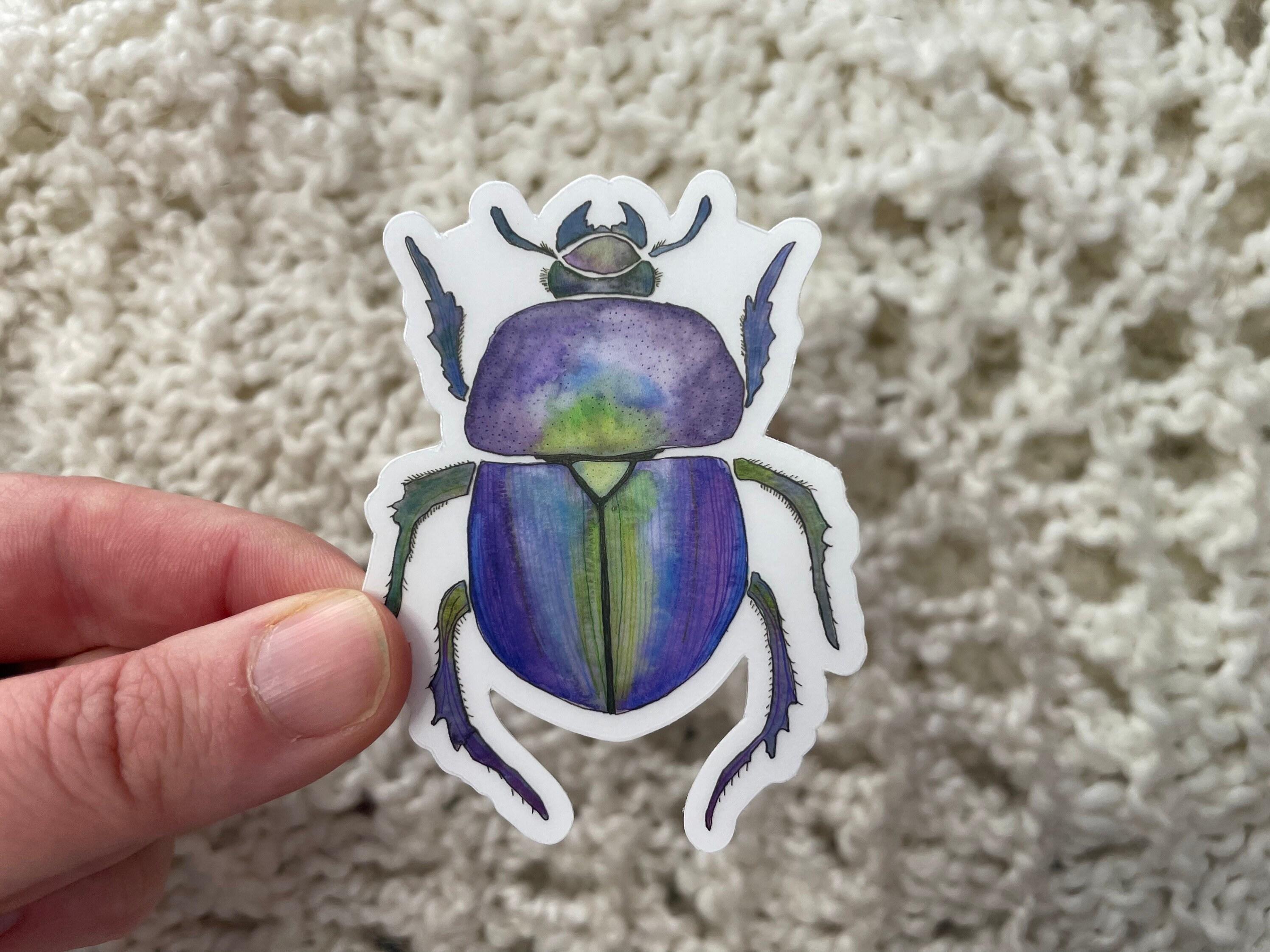 Scaracat Sticker Beetle Sticker, Scarab Beetle Decal - Laptop Sticker, Bumper Sticker ...