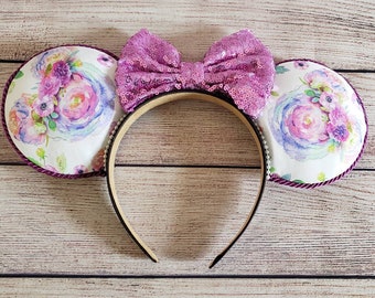 MARKDOWN Floral Mouse Ear Headband DISCOUNTED