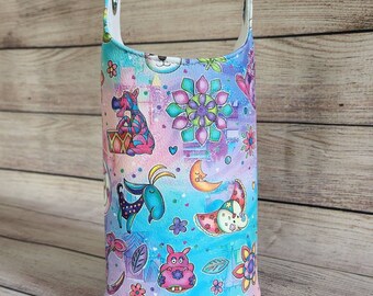 MARKDOWN Not a Big World Icons Small H2O2Go Water Bottle Carrier