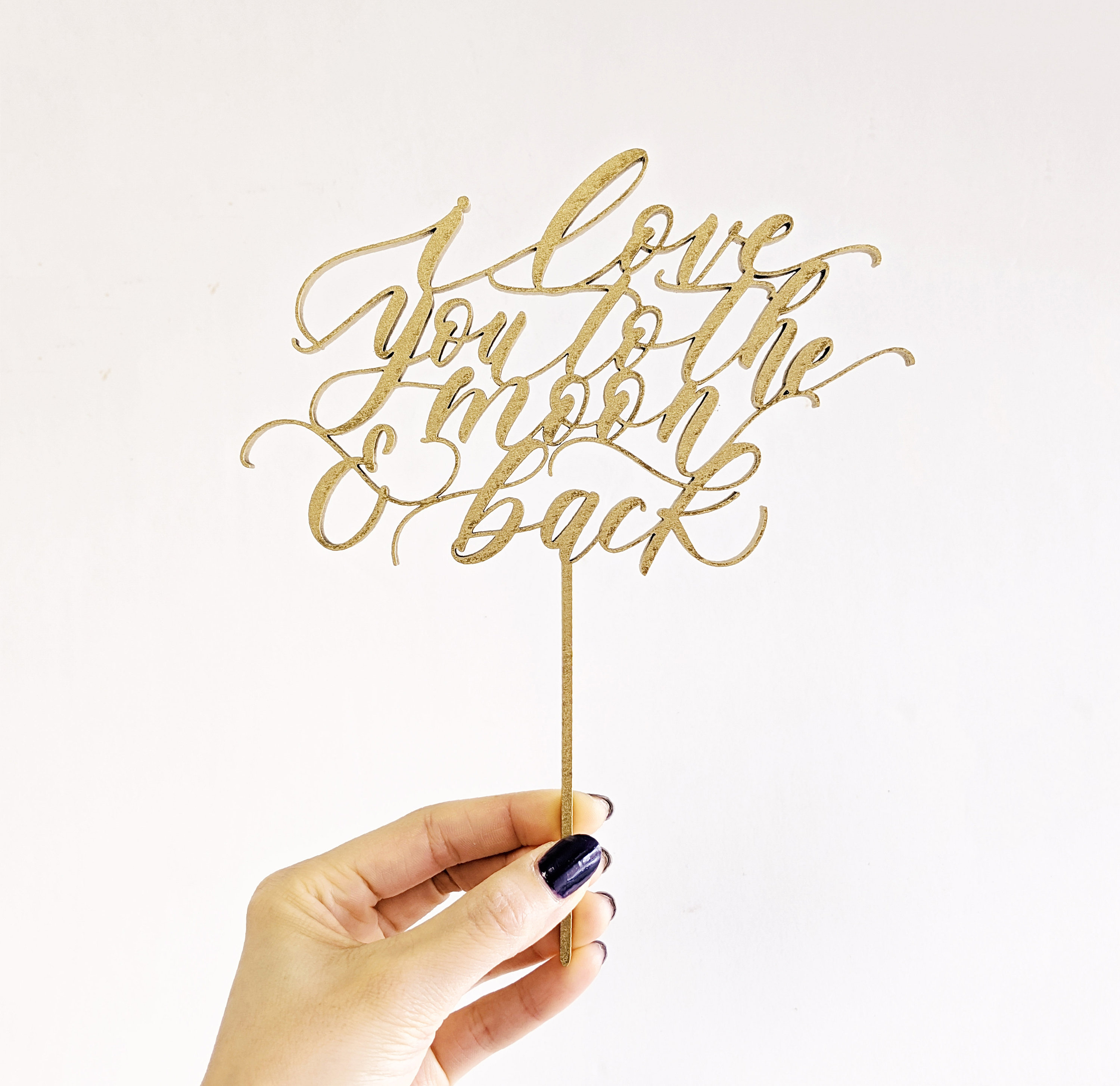 Free Free 99 Love You To The Moon And Back Cake Topper Svg SVG PNG EPS DXF File