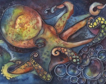 Octobubbles 8.5x11 print