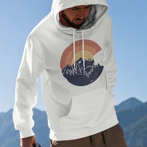 Colorado Mountain Sunset C Hoodie & Longsleeve