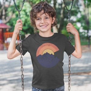 Youth Colorado Mountain Sunset C T-Shirt