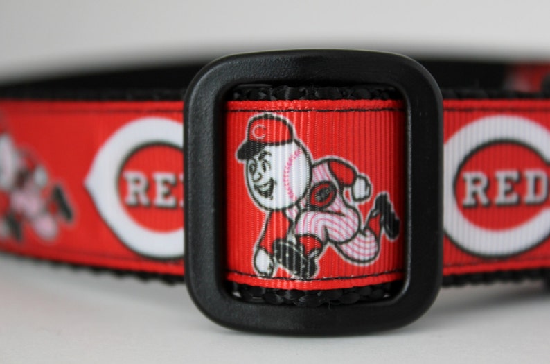 Cincinnati Reds Dog Collar / MLB Collar/ 1 Inch Adjustable Dog Etsy