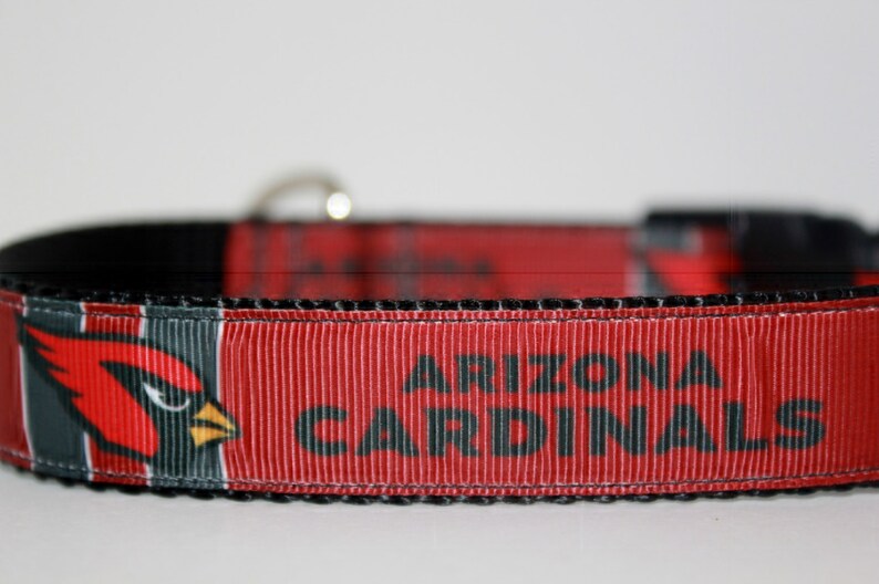 Arizona Cardinals/ Football Collar/ NFL Collar/ 1 Inch Etsy