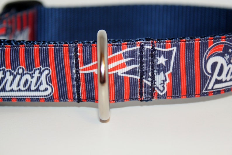 New England Patriots Dog Collar/ Football Collar/ NFL Collar/ Etsy