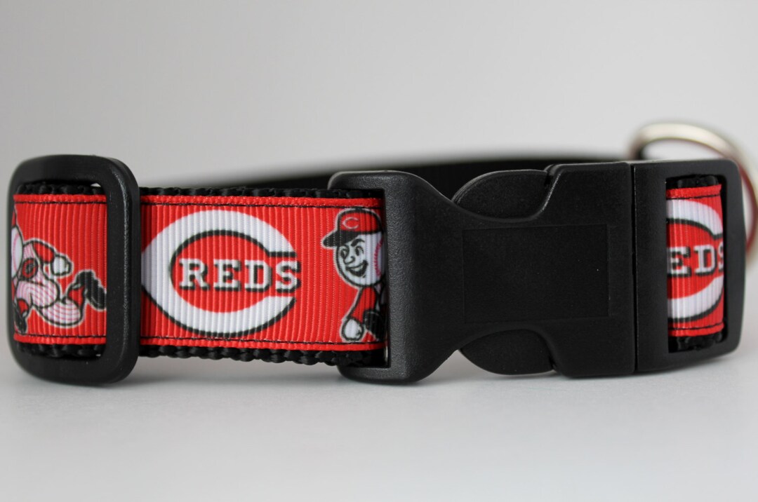 Cincinnati Reds Dog Collar / MLB Collar/ 1 Inch Adjustable Dog Etsy