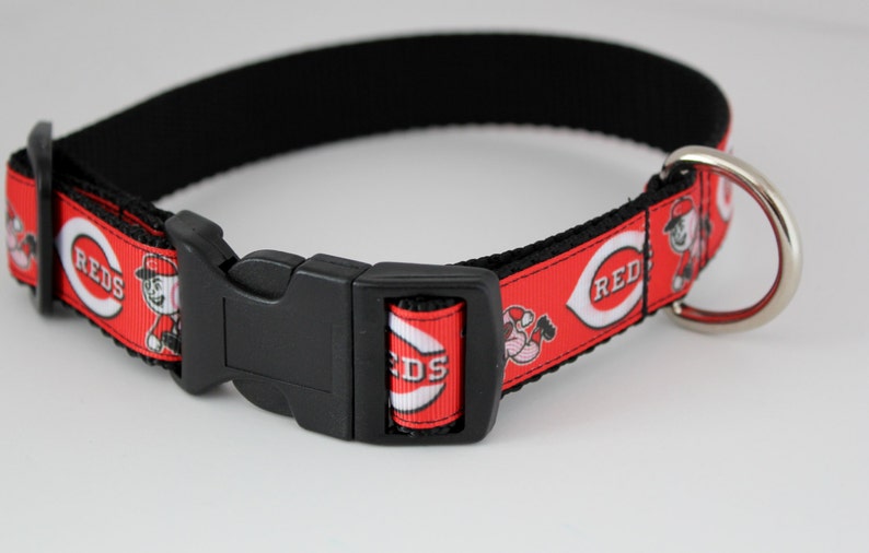 Cincinnati Reds Dog Collar / MLB Collar/ 1 Inch Adjustable Dog Etsy