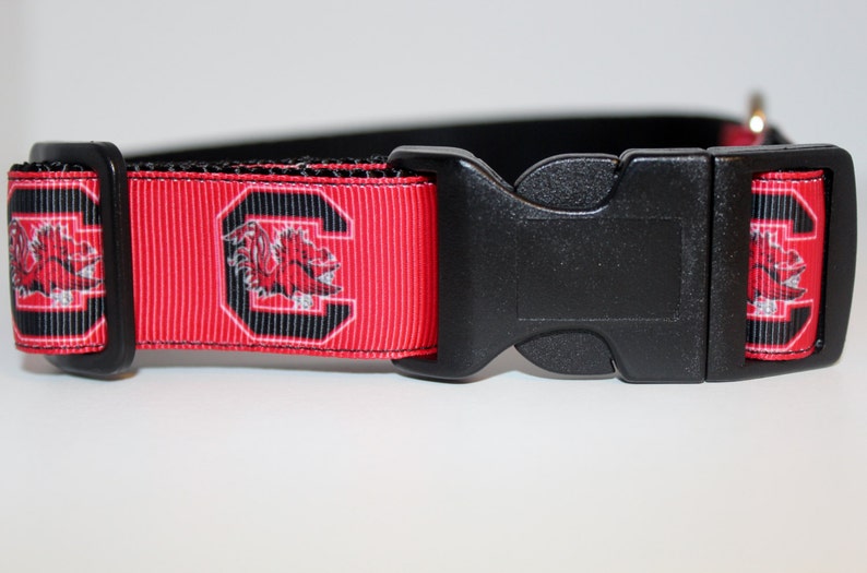 South Carolina Gamecocks Dog Collar/ Gamecocks Collar/ College Etsy