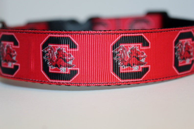 South Carolina Gamecocks Dog Collar/ Gamecocks Collar/ College Etsy