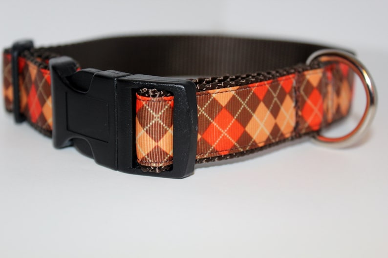 Fall Autumn Dog Collar/ Fall Dog Collar /1 inch Adjustable Dog Etsy