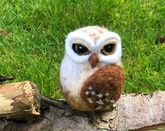 Cute little needle felted owl