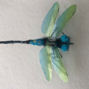 Needle felted dragonfly made to order