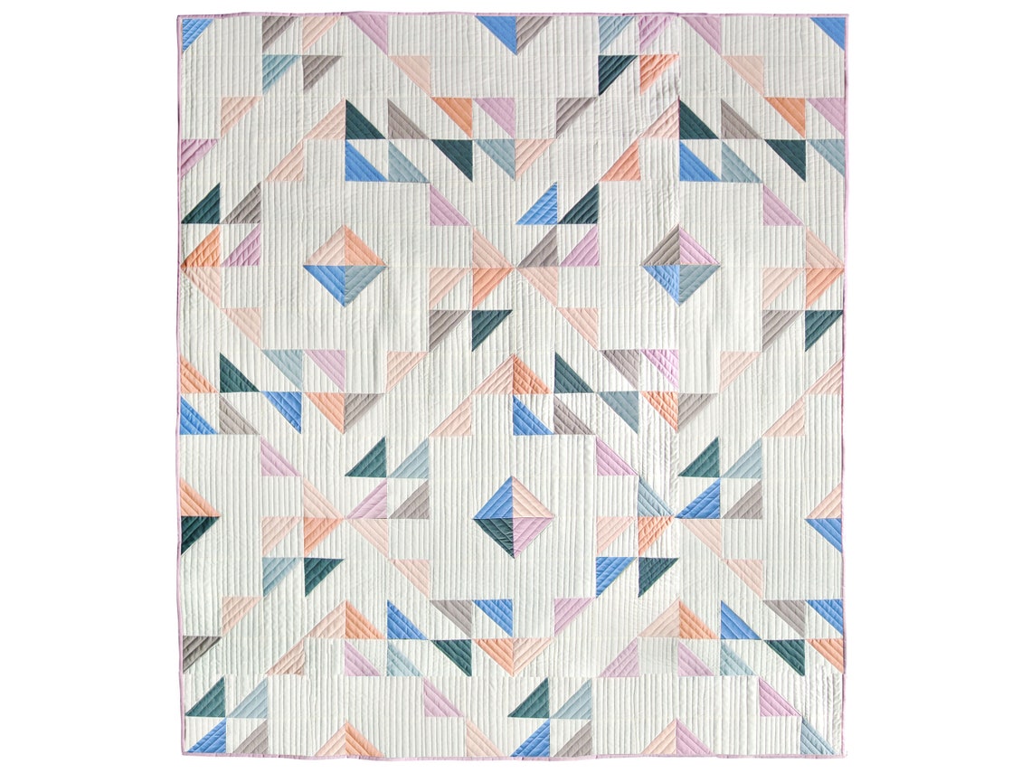 Summer Haze Quilt Pattern PDF Download Modern Quilt Pattern Etsy