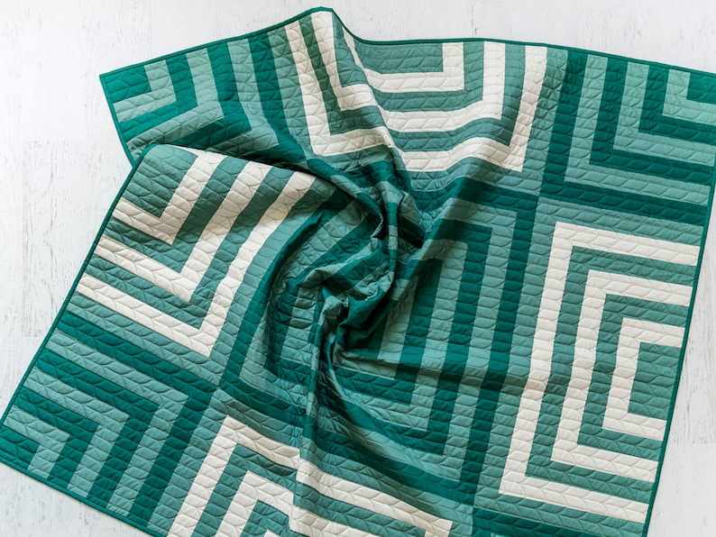 Fireside Quilt Pattern PDF Download Easy Strip Quilt Pattern Etsy