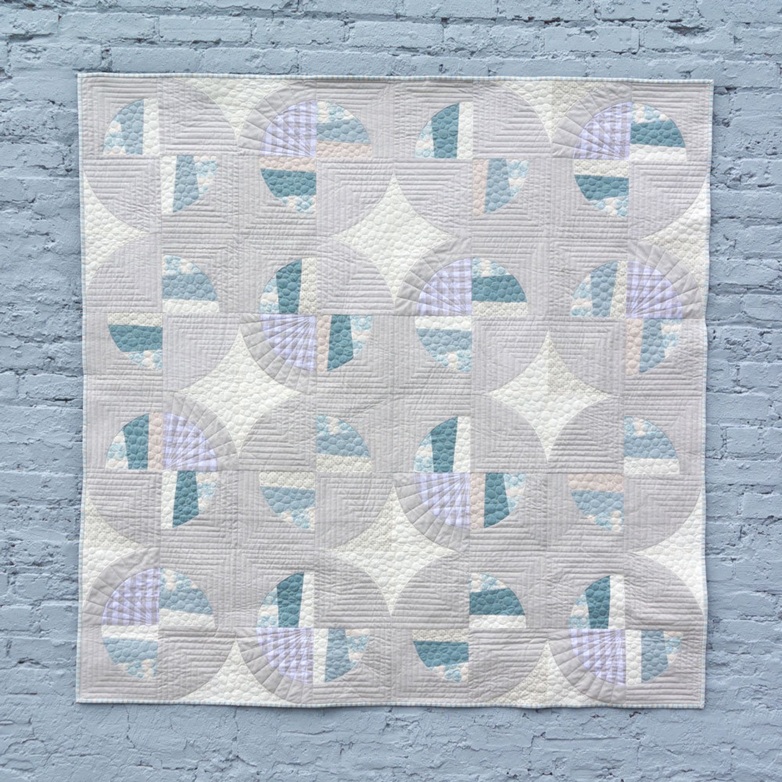 Modern Fans Quilt Pattern PDF Download Sew Curves for the Etsy