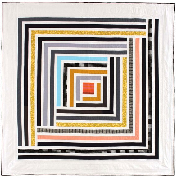 Campfire Quilt Pattern Pdf Download Easy Modern Quilting Etsy