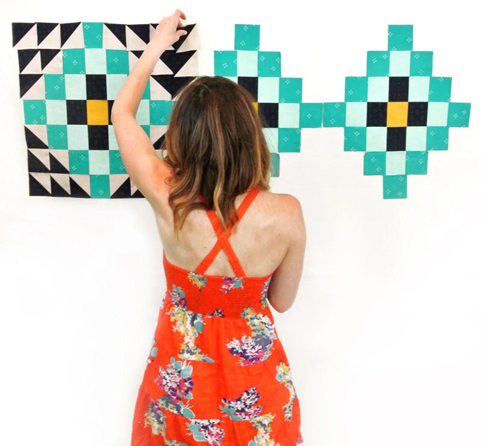 Mosaic Quilt Pattern PDF Download Video Tutorial Etsy