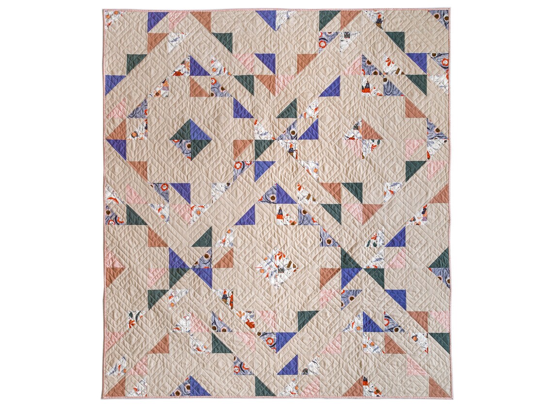Summer Haze Quilt Pattern PDF Download Modern Quilt Pattern Etsy