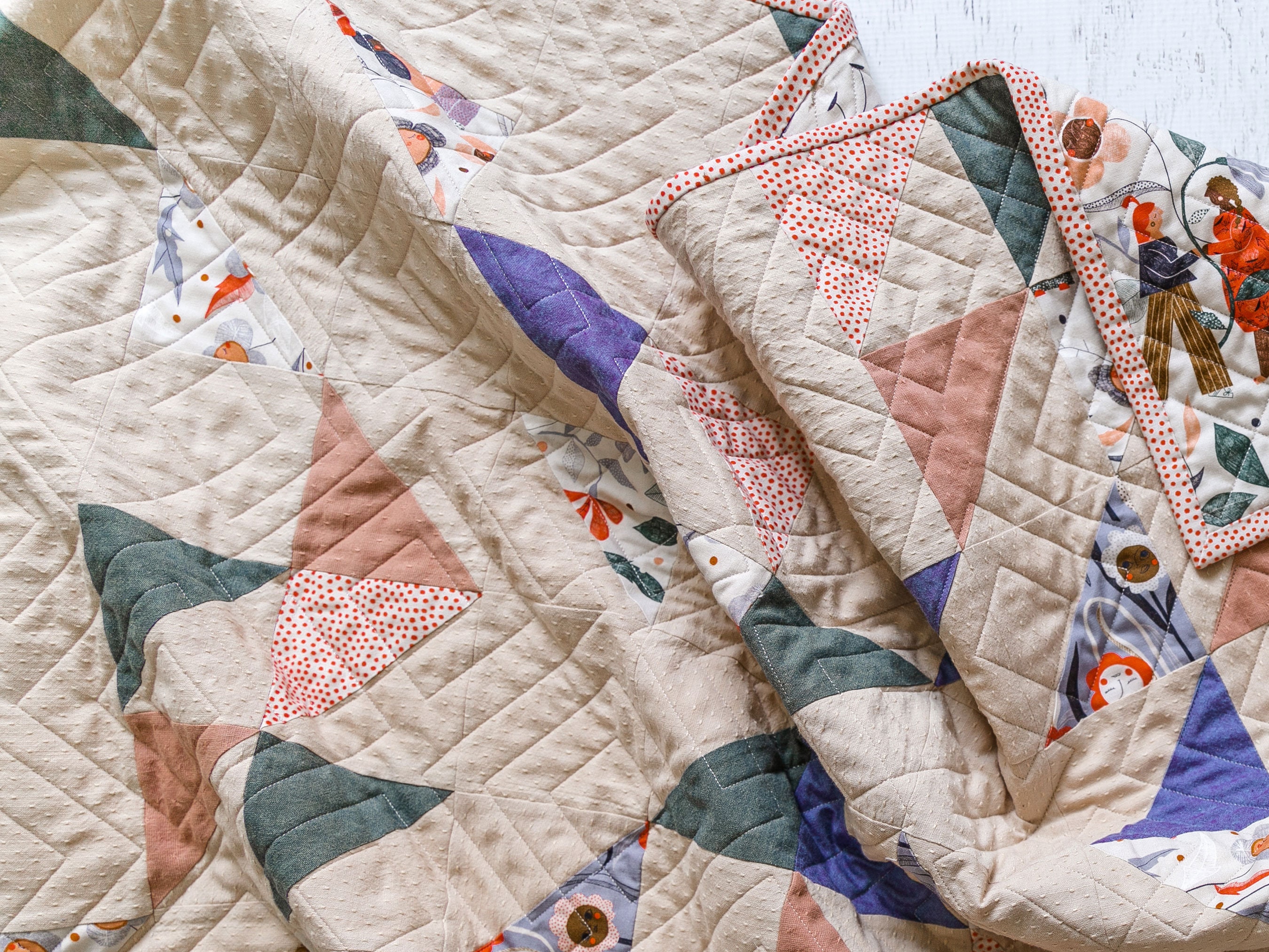 Summer Haze Quilt Pattern PDF Download Modern Quilt Pattern Etsy