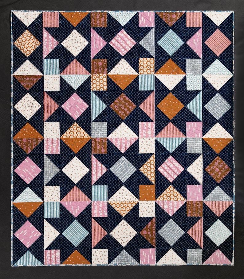 Starling Quilt Pattern PDF Download Fat Quarter Pattern for Etsy
