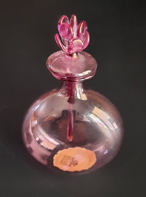 Art Glass Perfume Bottle Made in Italy