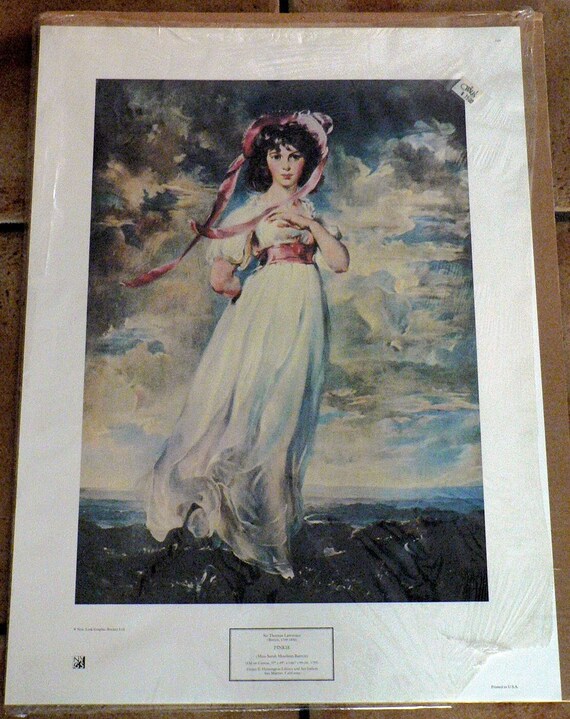 Pinkie by Sir Thomas Lawrence Vintage Poster Print - Etsy