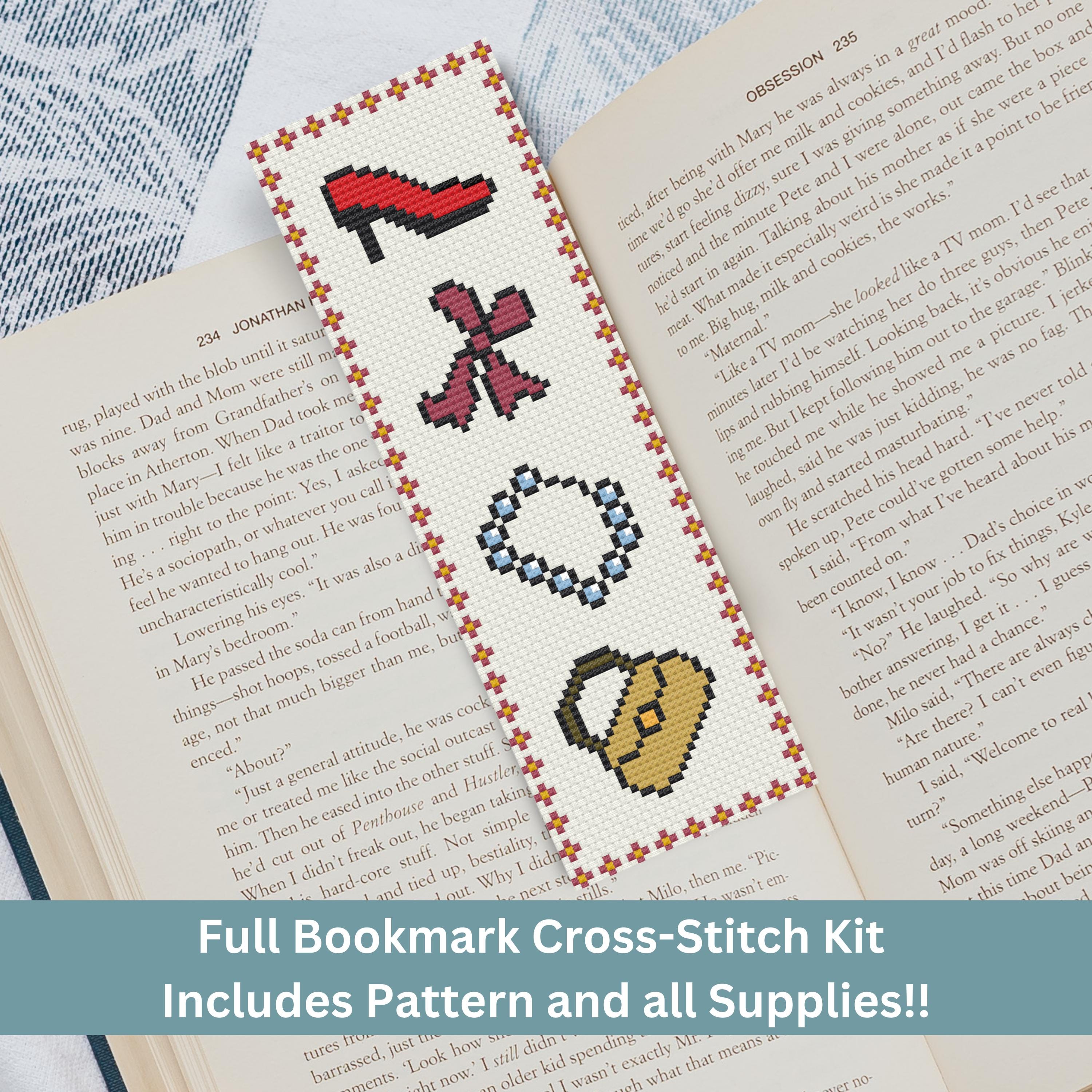 ファッションアクセサリー クロスステッチキット - ブックマーク刺繍 