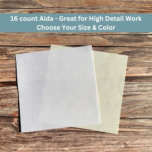 16 Count Aida: Precision Stitching, Fine Needlepoint, Embroidery Cloth, DIY Needlecraft, High-Definition Canvas & Cross Stitch