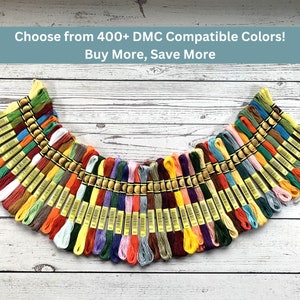 CXC 刺繍糸 - 6本撚りコットンニードルポイントフロス - DMC Art. 117対応 - DIYクラフトステッチ - 447色