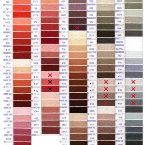 CXC/DMC Color Conversion Chart