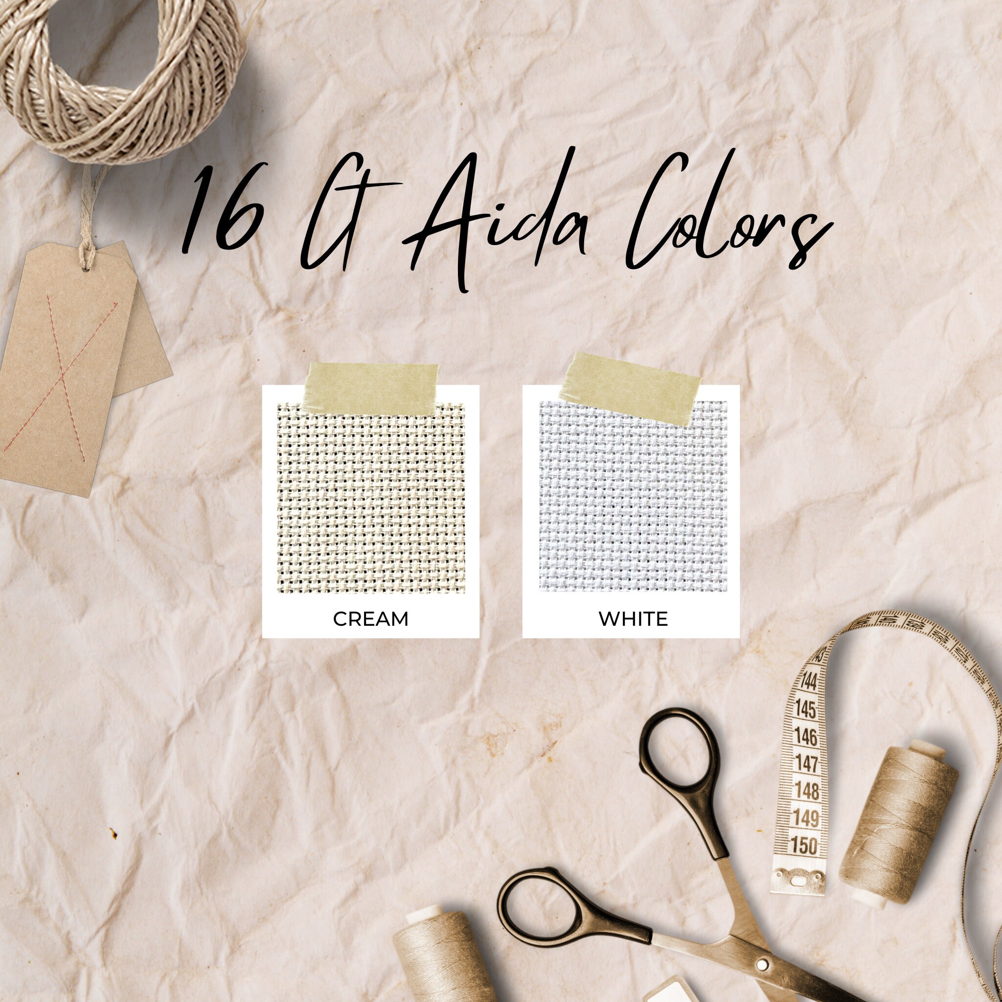 16 Count Aida Precision Stitching, Fine Needlepoint, Embroidery Cloth