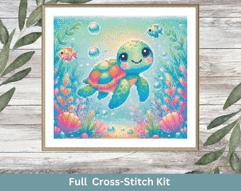 SYMON Kt de brodere au pont de crox pré-mprmé, tortues de mer, 11