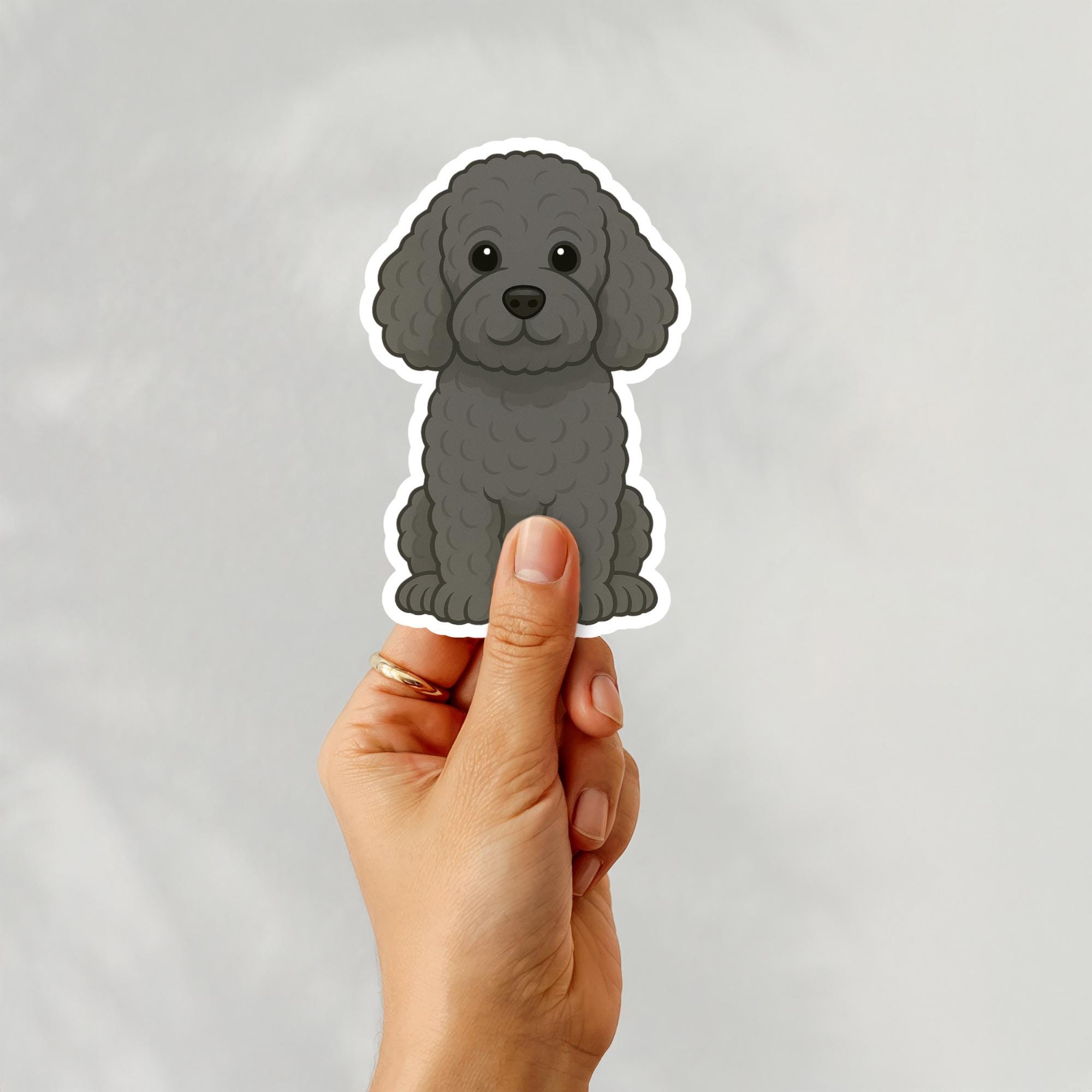 Cockapoo Magnet Personalized Cockapoo Dog Sticker, Magnet, or Bookmark - Black - Etsy
