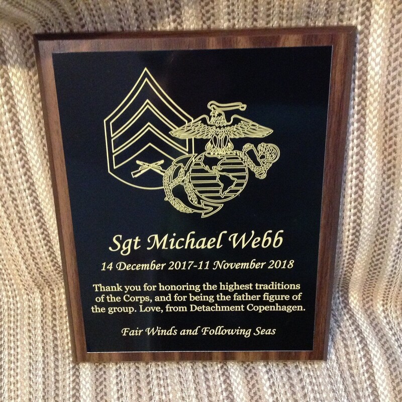 Usmc Plaques Etsy