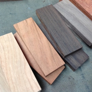 Wood Knife Scales / Wood Knife Handles - Wooden Knife Scales - Wooden Knife Handles - Knife Blocks
