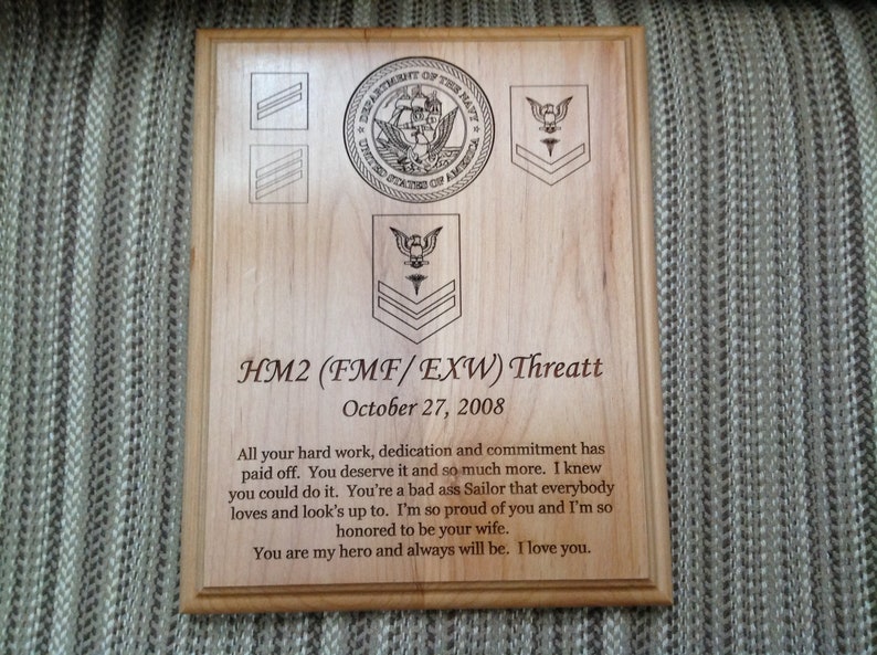 Custom Military Plaques Military Air Force Navy Marine Etsy Hong Kong