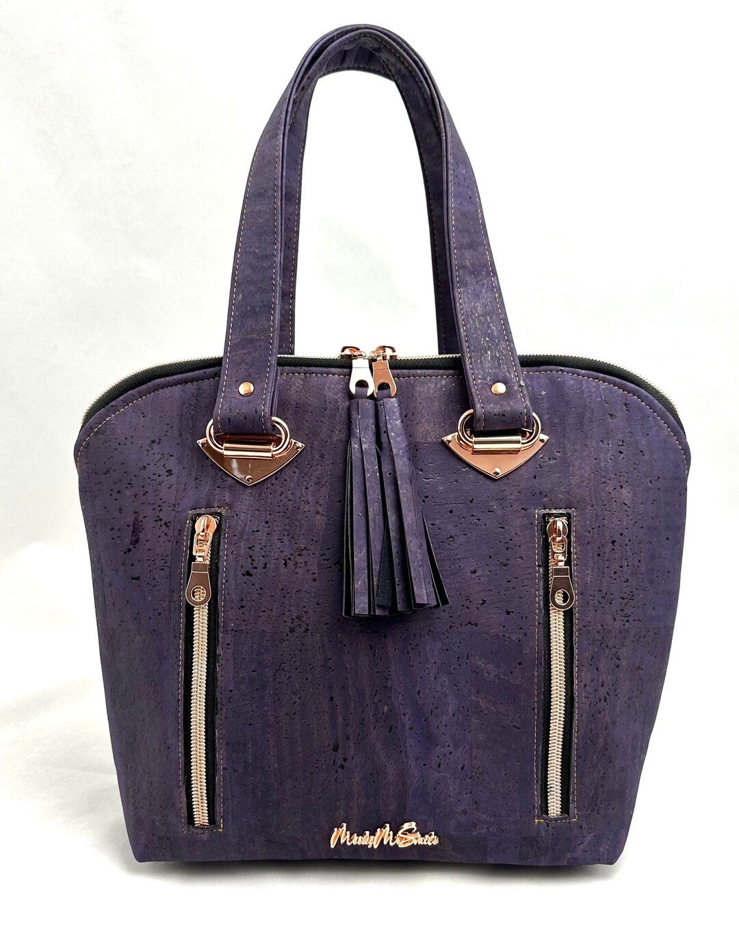 Eggplant Funny Pattern Print Crossbody bags