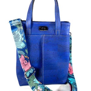 Elise / Bolso cruzado Bolso de corcho Bolso hecho a mano Bolso cruzado con cremallera