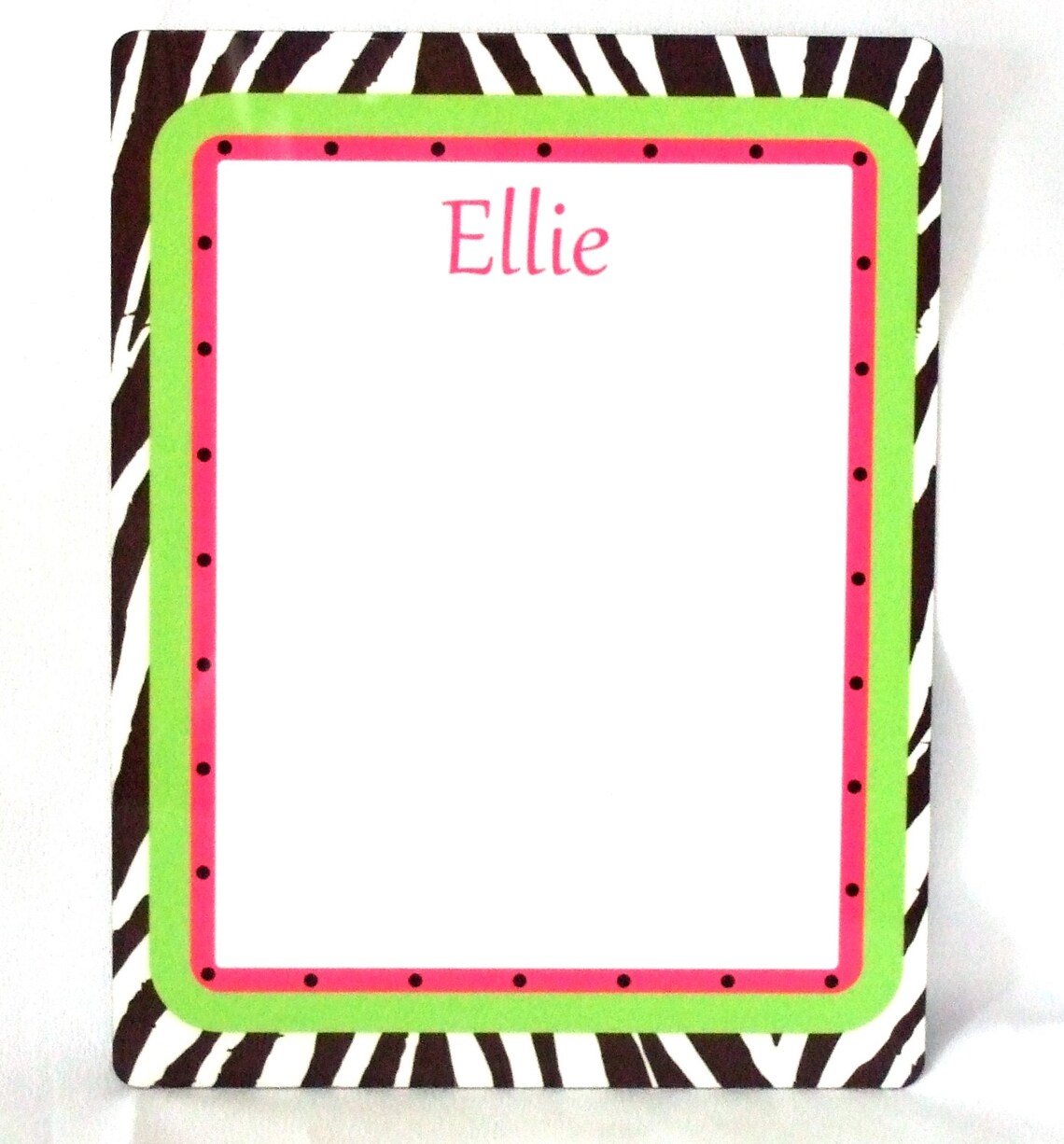 Custom Dry Erase Board With Name or Monogram Etsy