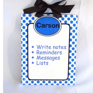 Personalized dry erase board, message boards, wall decor, home decor, room decor, memoboard, dorm decor, kids room decor, idea white board,