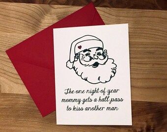 Primera tarjeta de Navidad, tarjeta Navidad parejas, vacaciones tarjetas de felicitación, tarjeta de Navidad divertida,