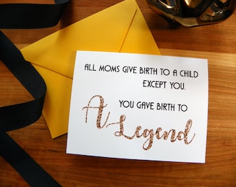 Madres día tarjeta, tarjeta del día de las madres divertido, regalo del día de las madres