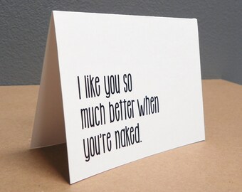 Tarjeta de día de San Valentín, tarjeta divertida del día de San Valentín, tarjeta de parejas.