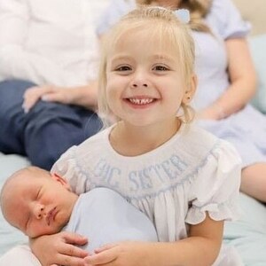 Big Sister Smocked Dress - Blue main image 1