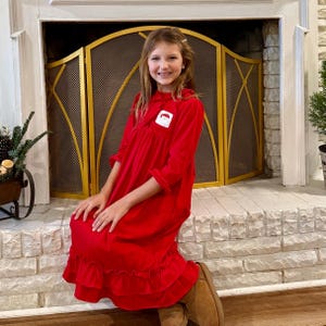 white christmas dresses Mommy and Me Matchy-Matchy Nightgown Pajama – Mia Belle Girls