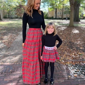 Tartan Maxi Skirt 