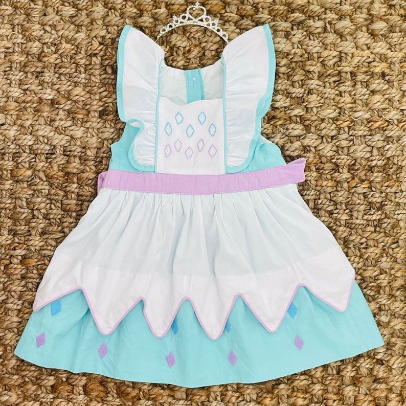 Princess Dress - Elsa Frozen Inspired With Hand Embroidered Design ...