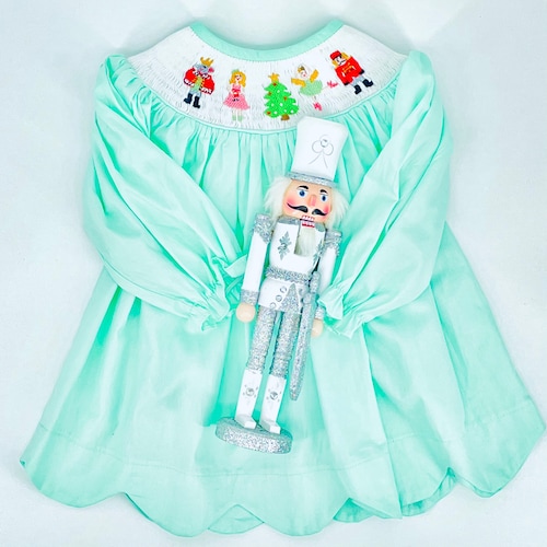 Nutcracker Christmas Smocked Dress Etsy