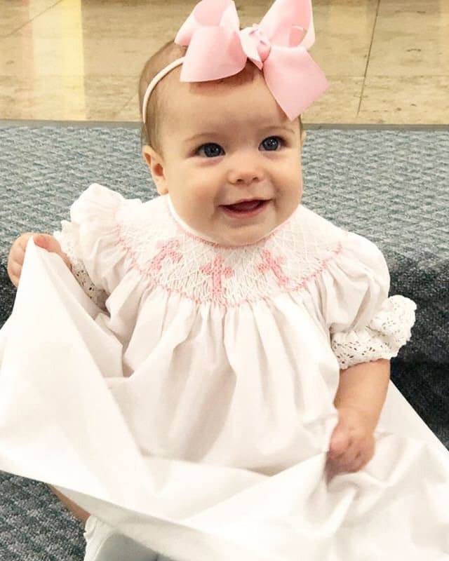 Girls' Clothing (Newborn5T) 3t Baptism Easter Christening New Smocked